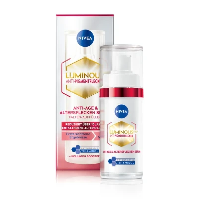 Abbildung von Nivea Cellular LUMINOUS630 Antipigment Spots 2IN1 Antiage &amp; AGE SP Serum, Größe: 30 ml,