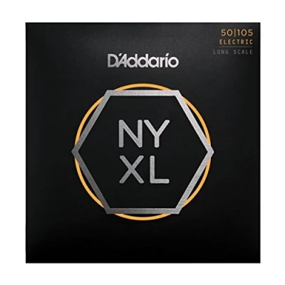 Abbildung von D&#039;Addario E Bass Gitarrensaiten Saiten Bassgitarre Strings Guitar NYXL50105 Nickel Wound Gitarre (Medium, 50 105, Long Scale)