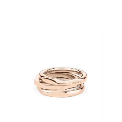 Abbildung von Liebeskind Berlin 3 PACK Ring, Damen, Größe: 56, Roségold