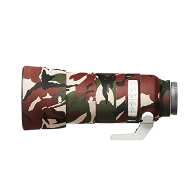 Abbildung von easyCover Lens Oak Objektivschutz Schutz für Ihr Kameraobjektiv Sony FE 70 200mm F2.8 GM OSS II Grüne Camouflage
