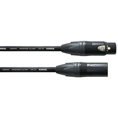 Abbildung von Cordial XLR female/XLR male Neutrik 7,5m CSM 7,5 FM GOLD 250