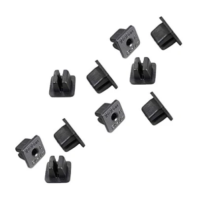 Abbildung von LST 10x Spreizmutter UNIL SCHWARZ Ø 10x10mm Kopf 15x15mm