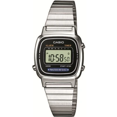 Abbildung von Casio Digitaluhr silvercoloured, Damen, Größe: One Size, Silver coloured