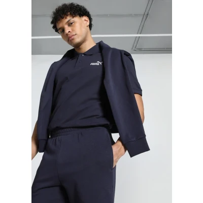 Abbildung von Puma Essentials No. 1 Logo Pique Poloshirt Herren Mit Plain New Navy Größe: M