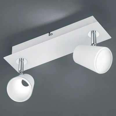 Abbildung von Trio Leuchten LED Spotbalken Narcos 873170231, Metall weiß matt, inkl. 2x 6 Watt LED, 16.0 x 28.5 9.5 cm