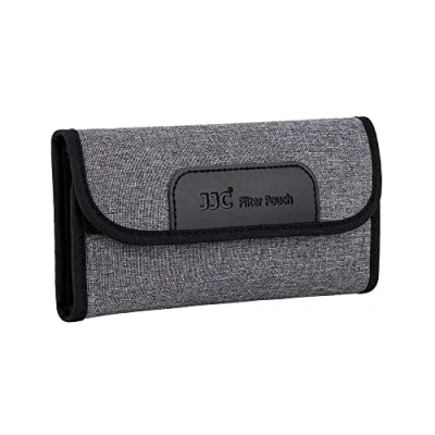 Abbildung von JJC 4 Taschen Kamera Objektiv Filtertasche Schutz für Filter bis Ø 58 mm, elastisches Neopren Innenfilter Tragetasche Aufbewahrungstasche mit Mikrofaser Reinigungstuch