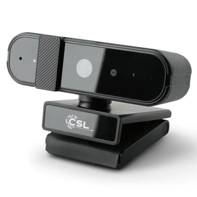 Abbildung von Windows Hello Kamera CSL HelloView Compact RGB Webcam, Infrarot Tiefenkamera, 1920x1080@30Hz, integriertes Mikrofon, Videochat, 1080p, Gesichtserkennung, 11 Login
