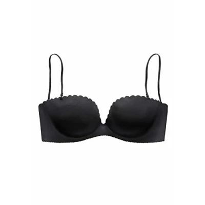 Abbildung von Lascana Balconette BH, Damen, Größe: 70B, Schwarz