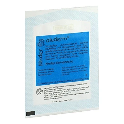 Abbildung von Aluderm Kinder Kompressen 6x8 cm 1 St