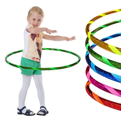 Abbildung von Hoopomania Hula Hoop Reifen Super Star Kinder Hoop, Ø80cm, Grün