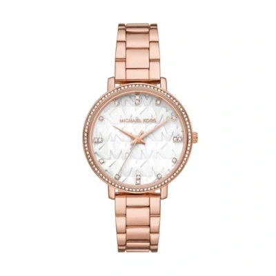 Abbildung von MICHAEL KORS Damen Analog Quarz Uhr mit Edelstahl Armband MK4917