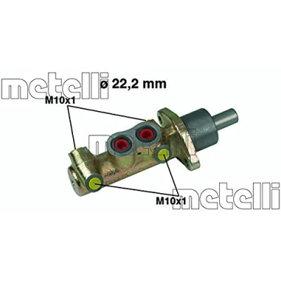 Abbildung von CIFAM 202 442 Hauptbremszylinder 22,20mm Gusseisen FIAT: Punto II Schrägheck