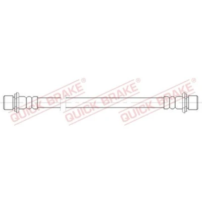 Abbildung von QUICK BRAKE 25.082 Bremsschläuche 135 M10x1 TOYOTA: Verso, Auris Schrägheck