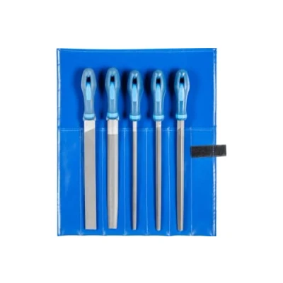 Abbildung von PFERD Hieb 2 11800542 Feilen Satz 250mm Flachstumpffeile, Dreikantfeile, Vierkantfeile, Halbrundfeile, Rundfeile