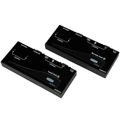 Abbildung von StarTech.com USB VGA KVM Verlängerung bis zu 150m extender über Cat5 UTP Netzwerkkabel 2x Buchse, 4x Stecker