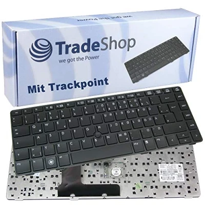 Abbildung von Original Laptop Tastatur/Notebook Keyboard Ersatz Austausch Deutsch QWERTZ mit Trackpoint ersetzt HP EliteBook 8460p 8460w 8470p 8470w ProBook 6460 6465 6465b 6460b(Deutsches Tastaturlayout)