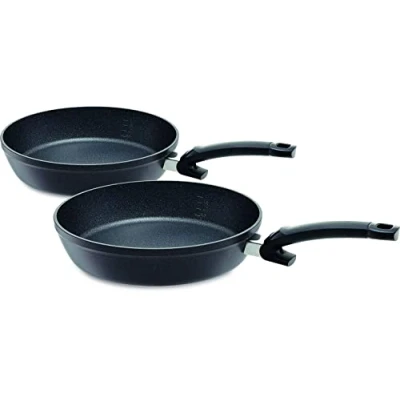 Abbildung von Fissler Pfannen Set &quot;Adamant Comfort&quot;, Aluminium, (Set, 2 tlg., Pfanne 24 + 28 cm), Made in Germany