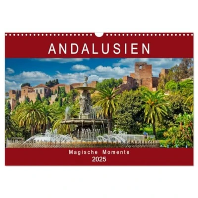 Abbildung von Andalusien Magische Momente (Wandkalender 2025 DIN A3 quer), CALVENDO Monatskalender