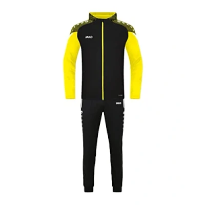 Abbildung von JAKO Damen Präsentationsanzug Performance, Schwarz/Soft Yellow, 34