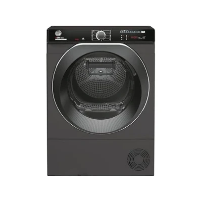 Abbildung von Hoover Kondenstrockner H DRY500 Design schwarz NDP C10TCBERX S, 10 kg, AquaVision, WiFi + Bluetooth, 5D Digitaldisplay, 15 Programme