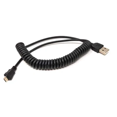 Abbildung von System S Micro USB Kabel Datenkabel Ladekabel Spiralkabel 30 cm 135