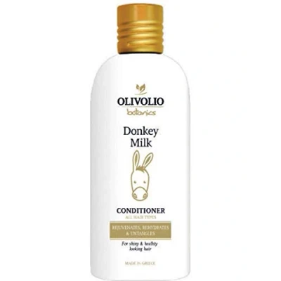 Abbildung von Olivolio botanics 96% natürliche Haarspülung/Conditioner mit Eselsmilch und Olivenöl ohne Mineralöl Parabene 200 ml