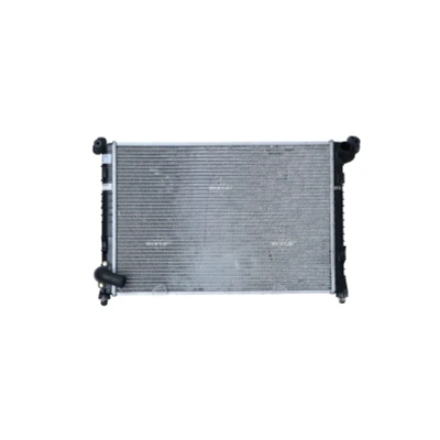 Abbildung von NRF EASY FIT 53807 Kühler, Motorkühlung Aluminium 578 399 26 mit Gummitülle Kühlrippen gelötet MINI: Schrägheck, Cabrio