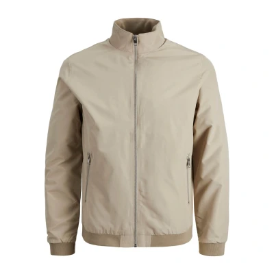 Abbildung von Jack &amp; Jones Jjerush Harrington Bomberjacke, Herren, Größe: Medium, Beige