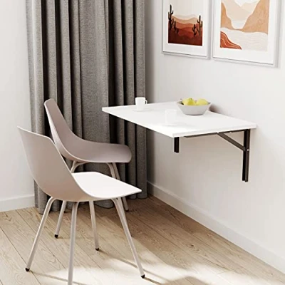 Abbildung von mikon 80x60 Wandklapptisch Klapptisch Wandtisch Küchentisch Schreibtisch Kindertisch Weiss