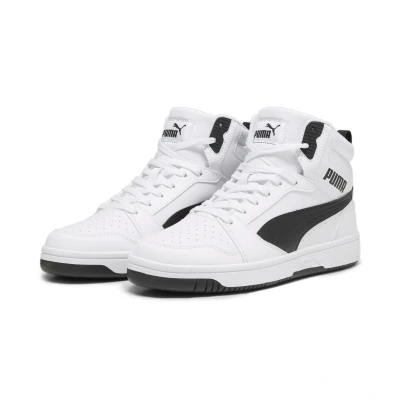 Abbildung von Puma Rebound V6 Unisex Sneaker high, Größe: 39, White/black Schuhe