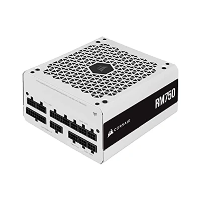 Abbildung von Corsair Series RM750, Fully Modular 80 Plus Gold 750 Watt, EU Version, White PC Netzteil