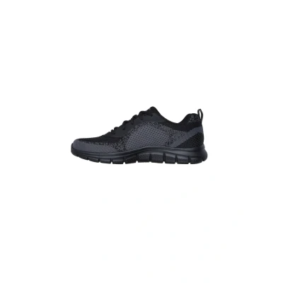 Abbildung von Skechers Sneaker low, Herren, Größe: 43, Black knit pu Schuhe