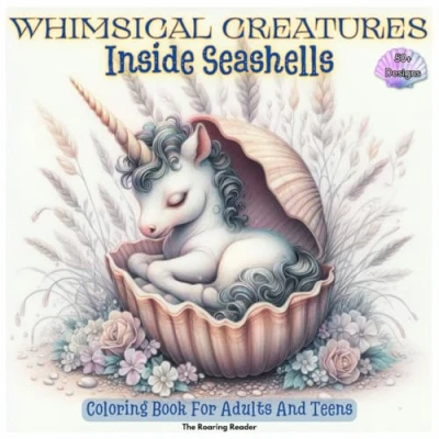 Abbildung von Whimsical Creatures Inside Seashells Coloring Book for Adults and Teens: Featuring Delightful Designs of Cute animals, Tiny Magical Beings ... Creativity. (Whimsical World, Band 9)