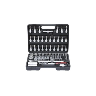 Abbildung von KS TOOLS 911.0661 Steckschlüsseleinsatz Set 61 Chrom Vanadium Stahl 3/8 Vierkant