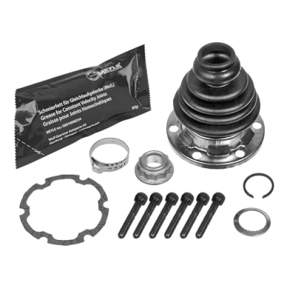 Abbildung von MEYLE 100 498 0041 Achsmanschette getriebeseitig Gummi ORIGINAL Quality VOLKSWAGEN: New Beetle Cabrio, AUDI: A3 Schrägheck, SKODA: Octavia 2 Combi