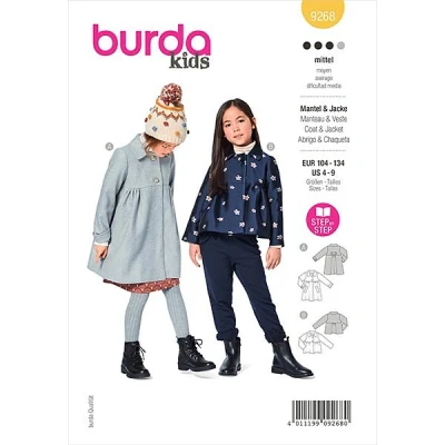 Abbildung von Mantel Burda 9268 104 134