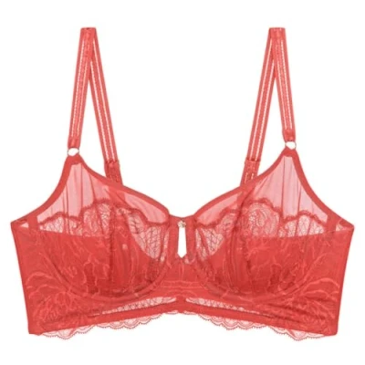 Abbildung von Triumph Damen Wild Peony Florale W01 Bikini top, Deep Blush, 80G