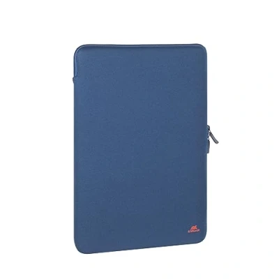 Abbildung von Rivacase vertikale Laptophülle Sleeve wasserdichte und ultraleichte Notebooktasche kompakte Damen Herren Aktentasche für Laptops Stoßfeste Slim Laptop Schutzhülle (Dunkelblau, 13.3 14 Zoll)