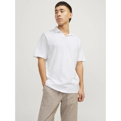Abbildung von Jack &amp; Jones Poloshirt, Herren, Größe: Large, White
