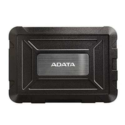 Abbildung von ADATA ED600 externes Gehäuse für SATA Festplatten mit USB 3.2 Gen.1, IP54, Wasser und Staub stoßfest, schwarz