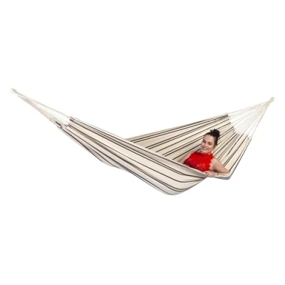 Abbildung von Hängematte 150x230cm Barbados cappuccino braun Baumwolle