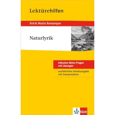Abbildung von Klett Lektürehilfen Naturlyrik: für Oberstufe und Abitur Interpretationshilfe die Schule