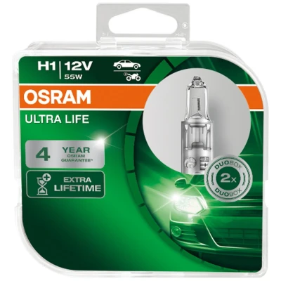 Abbildung von OSRAM 64150ULT HCB Glühlampe, Fernscheinwerfer H1 12V 55W 3200K Halogen RENAULT: MEGANE 2 Kombi, CLIO 3, 2, OPEL: Insignia A Sports Tourer