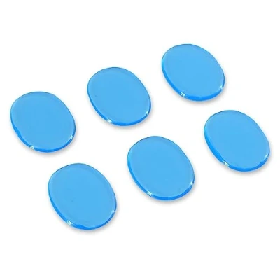 Abbildung von keepdrum Damper Pads Oberton Dämpfer für Schlagzeug Felle und Becken Blau 6 Stück