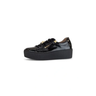 Abbildung von Gabor 63.201. Sneaker low, Damen, Größe: 35, Schwarz (gold) Schuhe