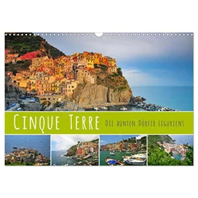 Abbildung von Cinque Terre die bunten Dörfer Liguriens (Wandkalender 2025 DIN A3 quer), CALVENDO Monatskalender