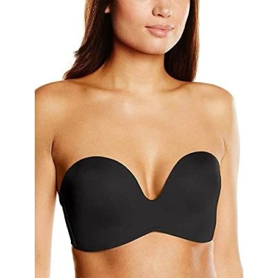 Abbildung von Wonderbra Damen Bandeau BH, Schwarz (Black), Gr. 85F (Herstellergröße:38E)