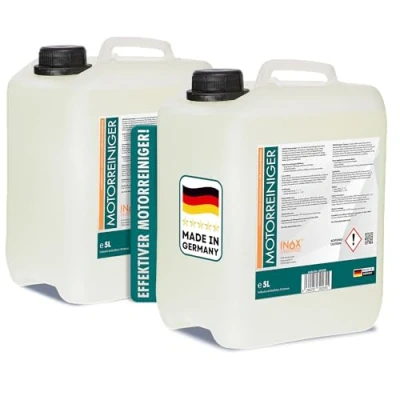 Abbildung von INOX® Motorreiniger 2x5L Konzentrat Reiniger für den Motor Motorraum &amp; Entfetter Motorsystemreiniger Pflege von Auto, Motorrad anderen Kfz