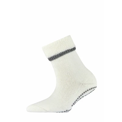 Abbildung von FALKE Damen Hausschuh Socken Cuddle Pads W HP Baumwolle rutschhemmende Noppen 1 Paar, Weiß (Off White 2049), 39 42