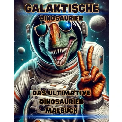 Abbildung von Galaktische Dinosaurier: Das ultimative Malabenteuer für mutige Entdecker ab 6 Jahren